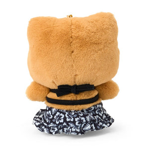 Hello Kitty Black Plush Mascot Keychain (Suntan Series) Accessory Japan Original