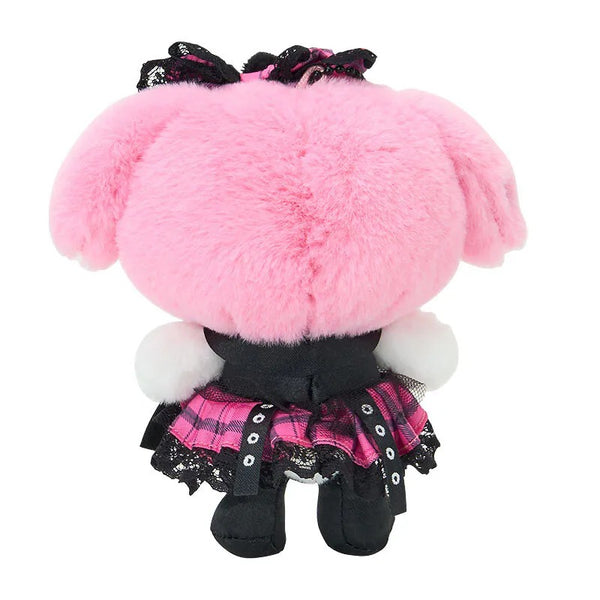 My Melody Plush Mascot Keychain (Rock 'n' Check Series)