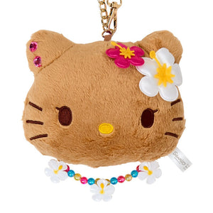 Hello Kitty Plush Mirror Charm (Suntan Series) Accessory Japan Original