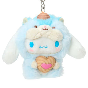 Cinnamoroll Plush Mascot Keychain (Fluffy Squirrel Series) Accessory Japan Original