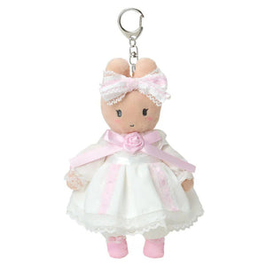 Marron Cream Plush Mascot Keychain (Lace and Frills Series) Accessory Japan Original