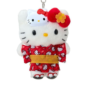 Hello Kitty Plush Mascot Keychain (Summer Festival Series) Accessory Japan Original