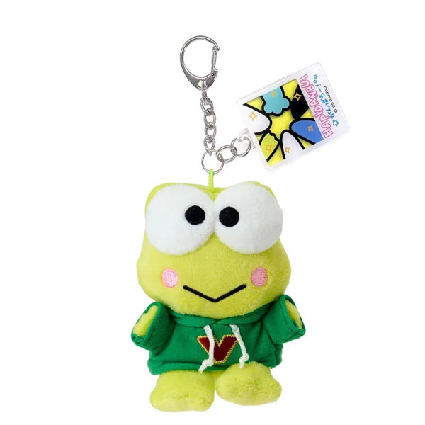 kurichappy様 Keroppi Plush Mascot Keychain (All Together Hapidanbui Design Series)
