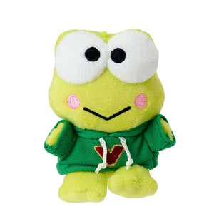 Keroppi Plush Mascot Keychain (All Together Hapidanbui Design Series) Accessory Japan Original