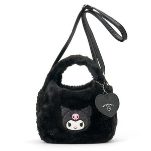 Kuromi Plush Boa Crossbody Bag Bags Japan Original