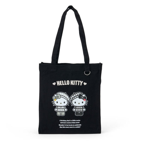 Hello Kitty Tote Bag (Monochrome Birthday Twins Series)