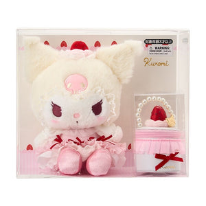 Kuromi 7" Boxed Plush & Accessory Case Set (Strawberry Whip Series) Plush Japan Original