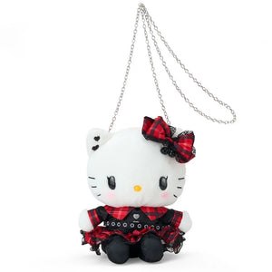 Hello Kitty Plush Crossbody Bag (Rock ’n’ Check Series) Bags Japan Original