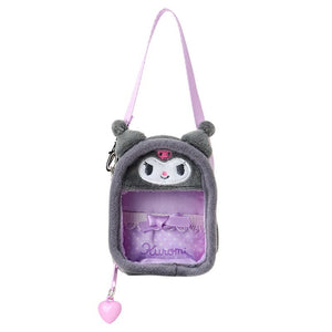 Kuromi Plush Carrying Case (Pitatto Friends Series) Bags Japan Original
