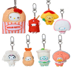 Sanrio Characters Japanese Side Dishes Keychain Blind Box (Secret Chibittomo Series) Accessory Japan Original