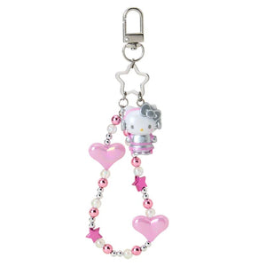 Hello Kitty Beaded Bag Charm (Tokimeki Planet Series) Accessory Japan Original
