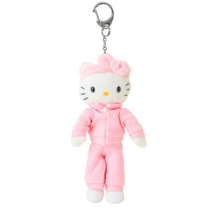 Hello Kitty Sporty Plush Mascot Keychain (Sanrio Closet Collection) Accessory Japan Original
