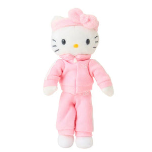 Hello Kitty Sporty Plush Mascot Keychain (Sanrio Closet Collection) Accessory Japan Original