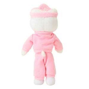 Hello Kitty Sporty Plush Mascot Keychain (Sanrio Closet Collection) Accessory Japan Original