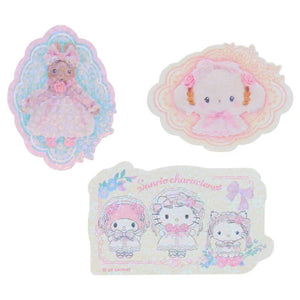 Sanrio Characters 18-pc Mini Sticker Pack (Lace and Frills Series) Stationery Japan Original