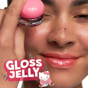 Hello Kitty x The Crème Shop Gloss Jelly Tinted Peptide Lip Glaze (Berry Cherry) Beauty The Crème Shop