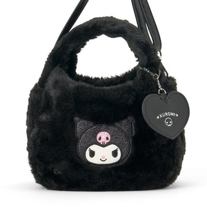 Kuromi Plush Boa Crossbody Bag Bags Japan Original