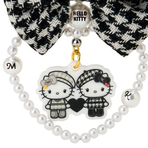 Hello Kitty Acrylic Keychain (Monochrome Birthday Twins Series) Accessory Japan Original