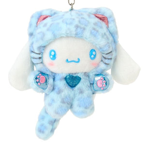 Cinnamoroll Plush Mascot Keychain (Leopard Cat Series) Accessory Japan Original