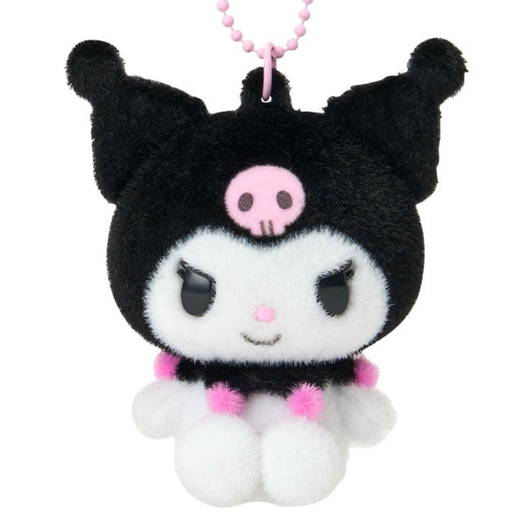Kuromi Classic Flocked Keychain Mascot