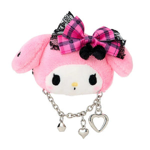 My Melody Plush Hair Clip (Rock ’n’ Check Series) Accessory Japan Original