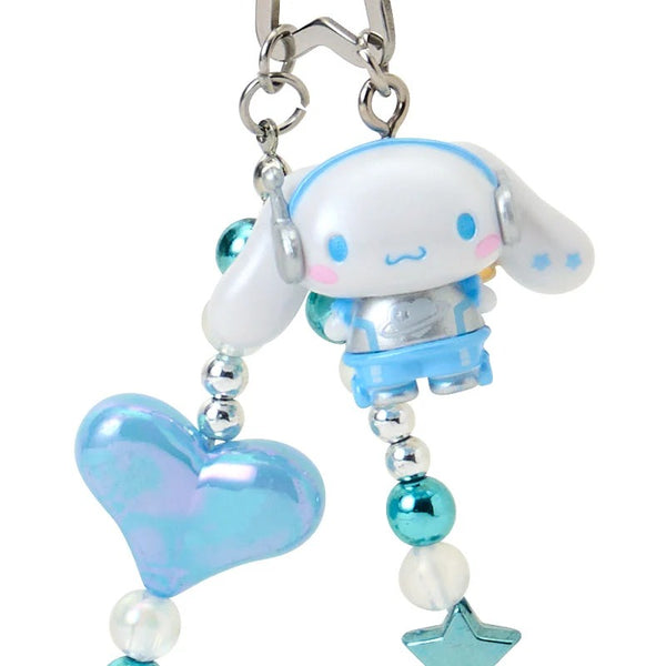 【andmary】Milky pile toto bag＋charm set Cinnamoroll Beaded Bag Charm (Tokimeki Planet Series)