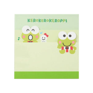 Keroppi 3-Tier Mini Memo Pad (Expressions) Stationery Japan Original