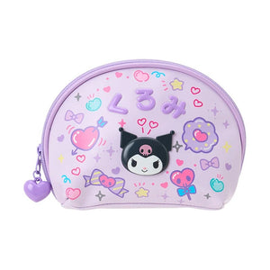 Kuromi Mini Zipper Pouch (Kawaii School Series) Bags Japan Original