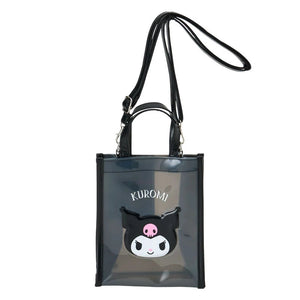 Kuromi Clear 2-Way Everyday Mini Tote Bags Japan Original