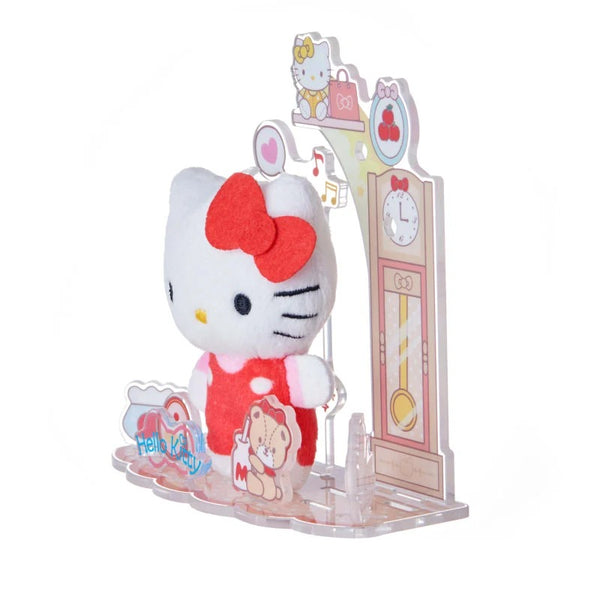 Hello Kitty Mini Plush & Acrylic Stand Set (Nuikatsu Plushie Life Seri