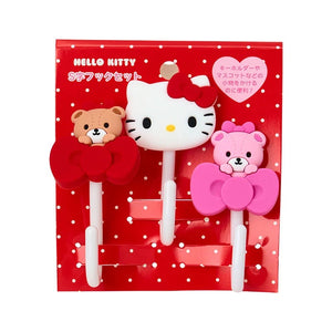 Hello Kitty OSHI Grid System S-Hook (Set of 3) Home Goods Japan Original