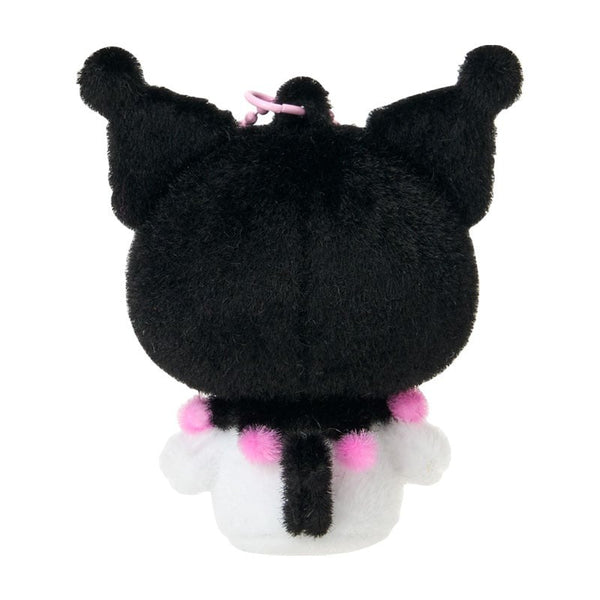 Kuromi Classic Flocked Keychain Mascot