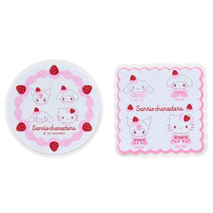Sanrio Characters 30-pc Sticker Tin Set (Strawberry Whip Series) Stationery Japan Original