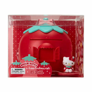 Hello Kitty Customizable Coin Bank (Red Strawberry) Accessory Japan Original
