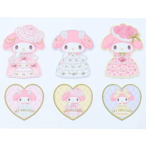 My Melody 24-pc Sticker Set (Lady My Melody Series) Stationery Japan Original