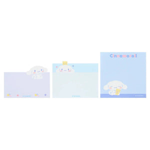Cinnamoroll 3-Tier Mini Memo Pad (Expressions) Stationery Japan Original