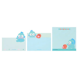 Hangyodon 3-Tier Mini Memo Pad (Expressions) Stationery Japan Original