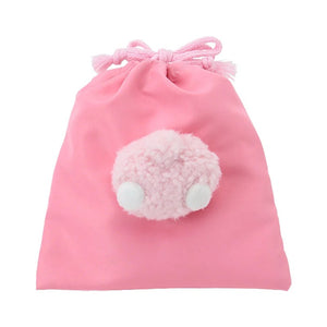 My Sweet Piano Face Plush Drawstring Travel Pouch Bags Japan Original
