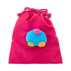 U*SA*HA*NA Face Plush Drawstring Travel Pouch Bags Japan Original