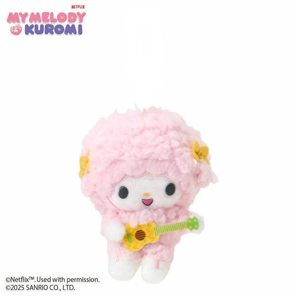 My Sweet Piano Guitar Plush Mascot Keychain (My Melody & Kuromi Netfli