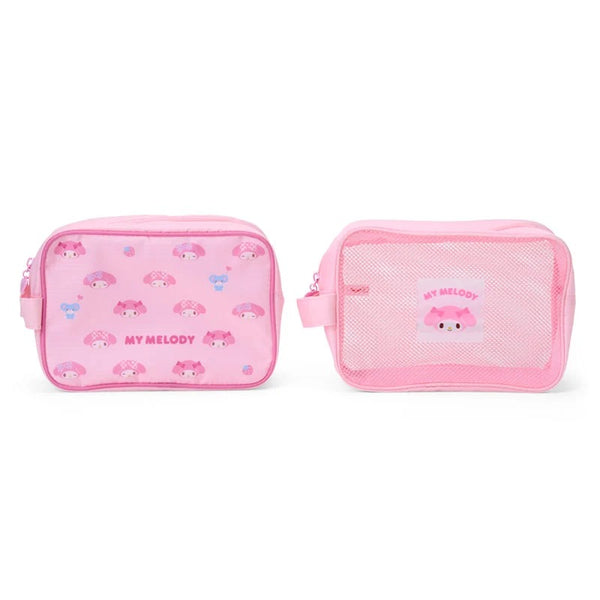 My Melody 2-pc Travel Pouch Set