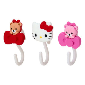 Hello Kitty OSHI Grid System S-Hook (Set of 3) Home Goods Japan Original