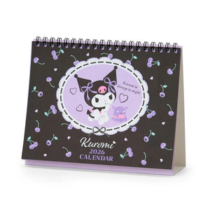 Kuromi 2026 Desk Calendar Stationery Japan Original