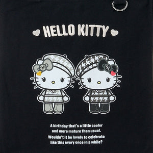 Hello Kitty Tote Bag (Monochrome Birthday Twins Series) Bags Japan Original