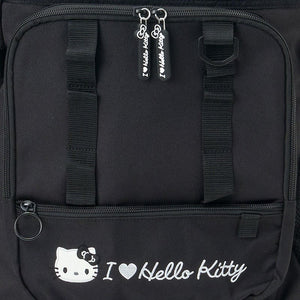 Hello Kitty Black Signature Backpack (I Love Hello Kitty Series) Bags Japan Original