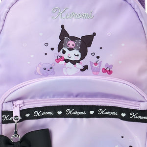 Kuromi Kids Ribbon Logo Backpack Bags Japan Original