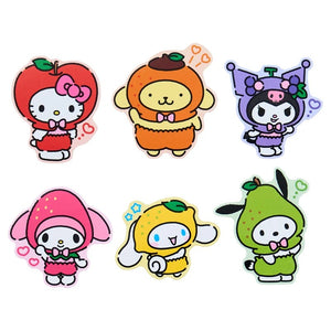 Sanrio Characters 35-pc Sticker Set (Fruits Series) Stationery Japan Original