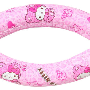 Hello Kitty Car Steering Wheel Cover (Teddy Pink) Travel Japan Original