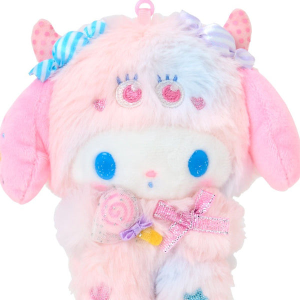 My Melody Plush Mascot Clip (Colorful Pop Monster Series)