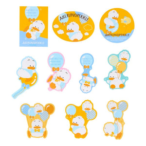 Pekkle 10-pc Mini Sticker Pack (Adventure Balloon Series) Stationery Japan Original